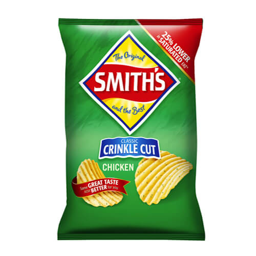 Smith's Classic Crinkle Cut Chicken Potato Chips