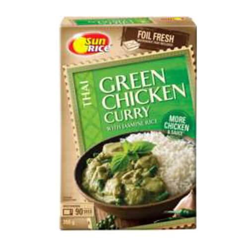 Sun Rice Thai Green Chicken Curry with Jasmine Rice