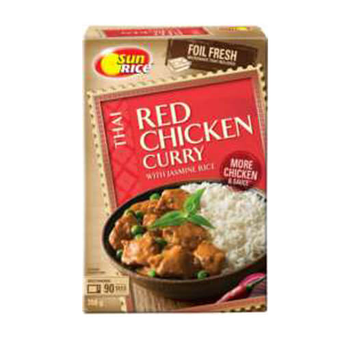 Sun Rice Thai Red Chicken Curry with Jasmine Rice